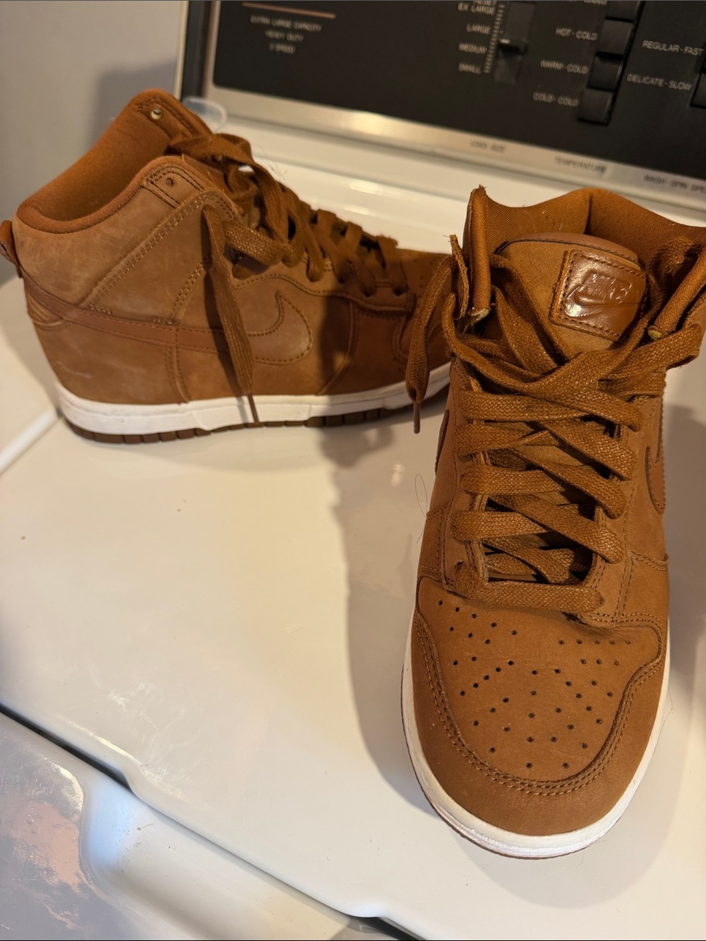 Nike Men’s High-Top Sneakers in Chestnut Brown